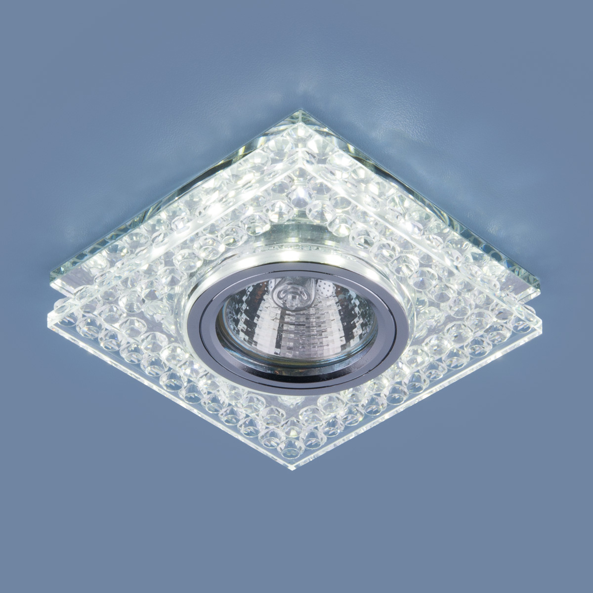 Встраиваемый светильник Elektrostandard 8391 MR16 CL/SL прозрачный/серебро 4690389098369