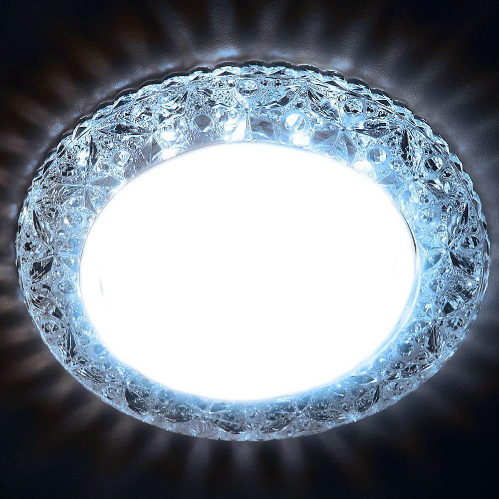 Встраиваемый светодиодный светильник Ambrella Light GX53 LED G303 PI/WH