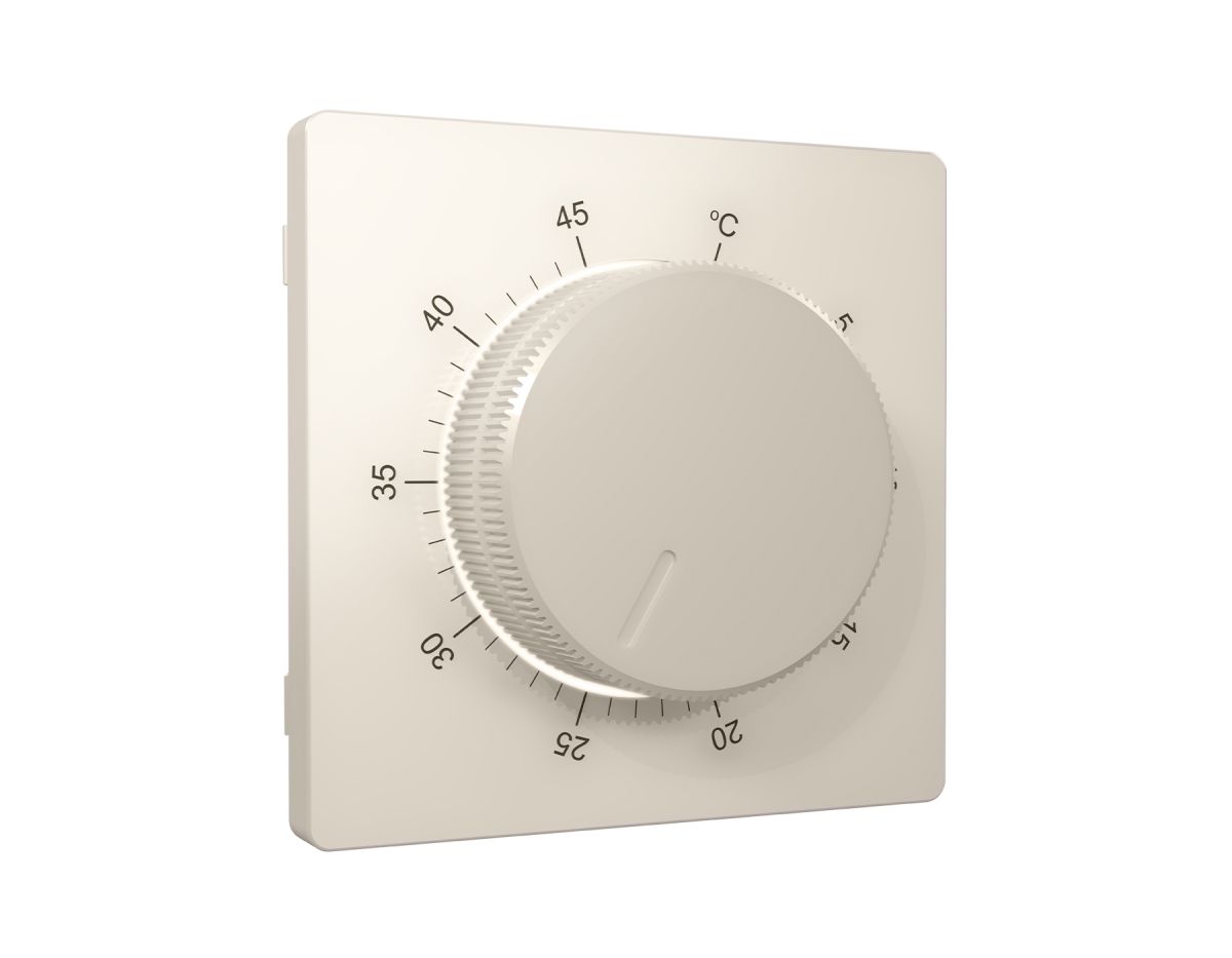 Лицевая панель Alfa (Бежевый матовый) для терморегулятора теплого пола Quant Ambrella Volt AP3257