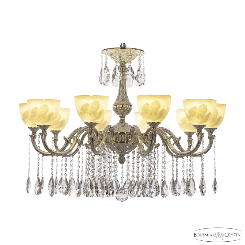 Подвесная люстра Bohemia Ivele Crystal Verona 72101/10/300 A NW P1 U Angel