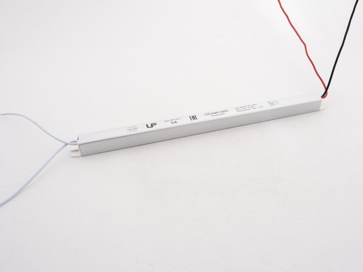 Блок питания LEDS POWER 60Вт 12В Super Slim 390089
