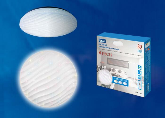 Потолочный светодиодный светильник (UL-00003345) Uniel ULI-D251 80W/SW/56 Pisces
