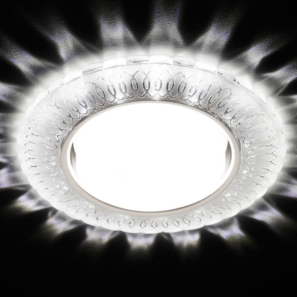 Встраиваемый светильник Ambrella Light GX53 LED G250 W/CH/WH