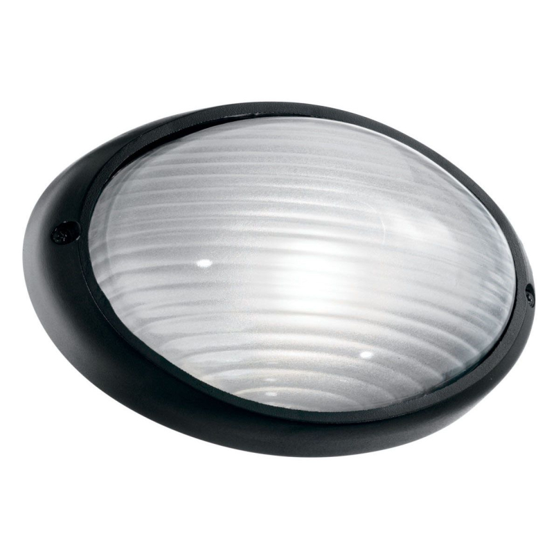 Уличный настенный светильник Ideal Lux Mike AP1 Small Nero 061771