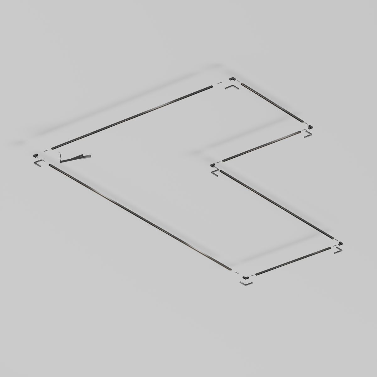 Шинопровод накладной Maytoni Technical Exility X TRX239-413B