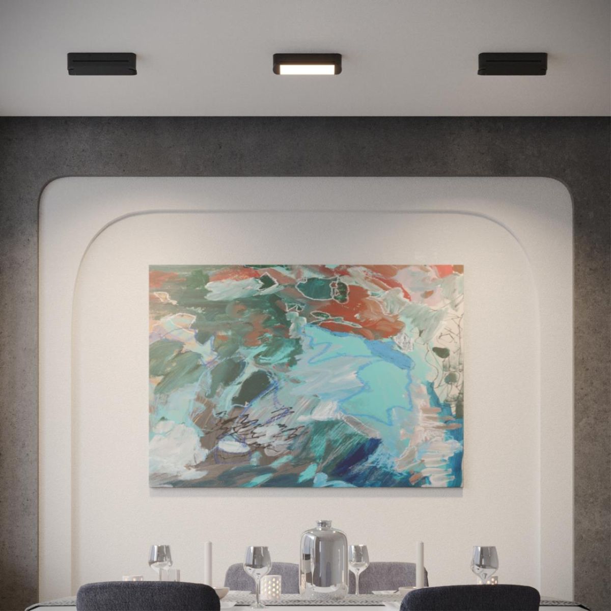 Накладной светильник с переключателем цветовой температуры Novotech Over Iter 359799