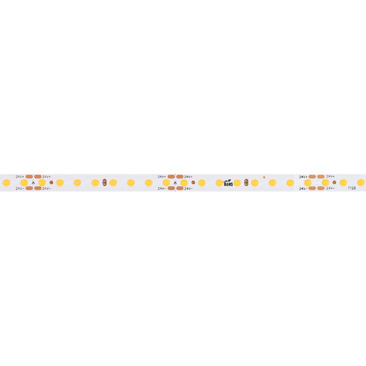 Светодиодная лента Arlight COB-X128-8mm 24V Warm3000 (9.6 W/m, IP20, DOT, 5m) 036838
