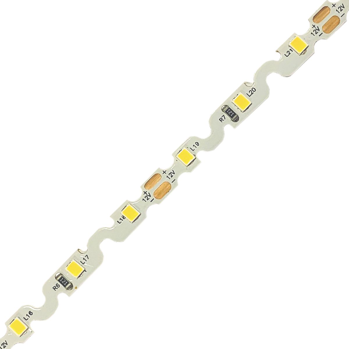 Светодиодная лента Apeyron 12В СТ 4,8Вт/м smd2835 60д/м IP20 400Лм/м 2м 4000К 218BL