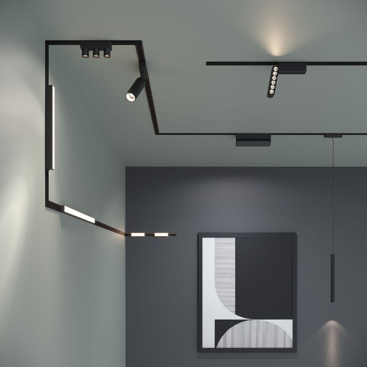 Трековый магнитный светильник Elektrostandard Flat magnetic 4690389198502 a063693