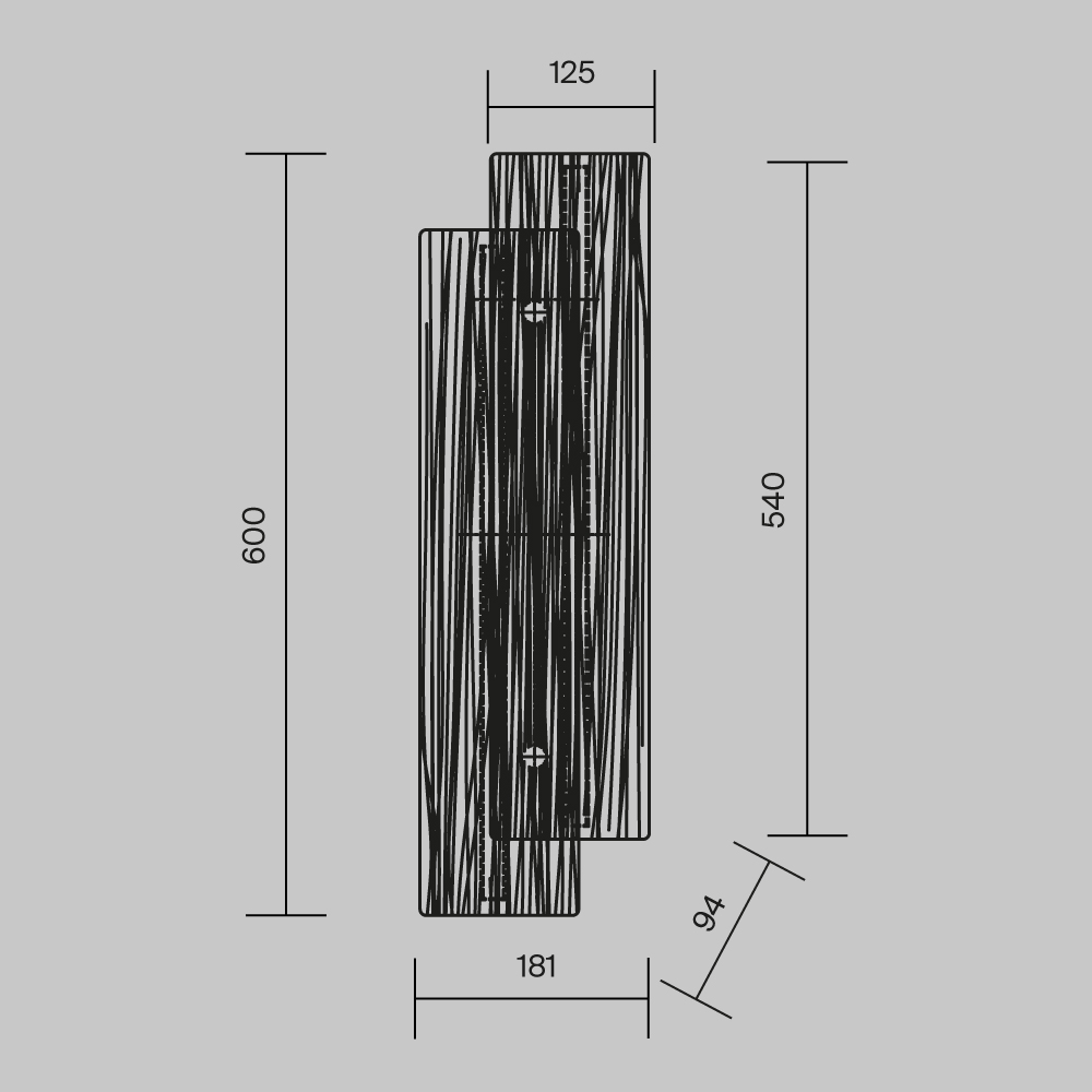 Настенный светильник Maytoni Frostum MOD439WL-L10BSK