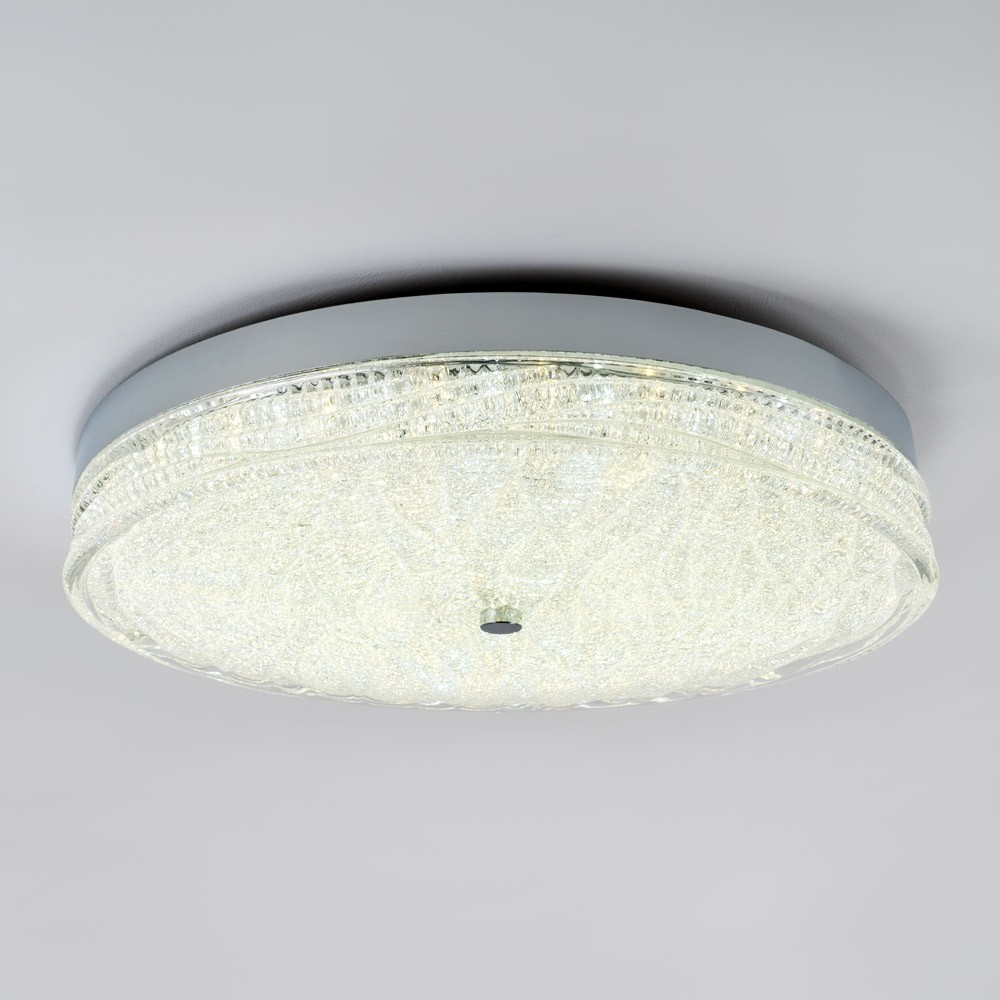 Потолочный светильник стеклянный LED4U L1117-500 CR