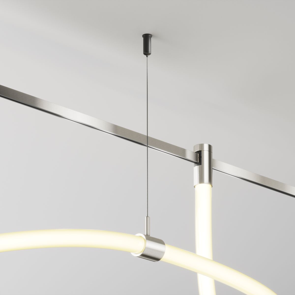 Потолочный коннектор с тросовым подвесом Maytoni Technical Tau TRA154CSW-1PT