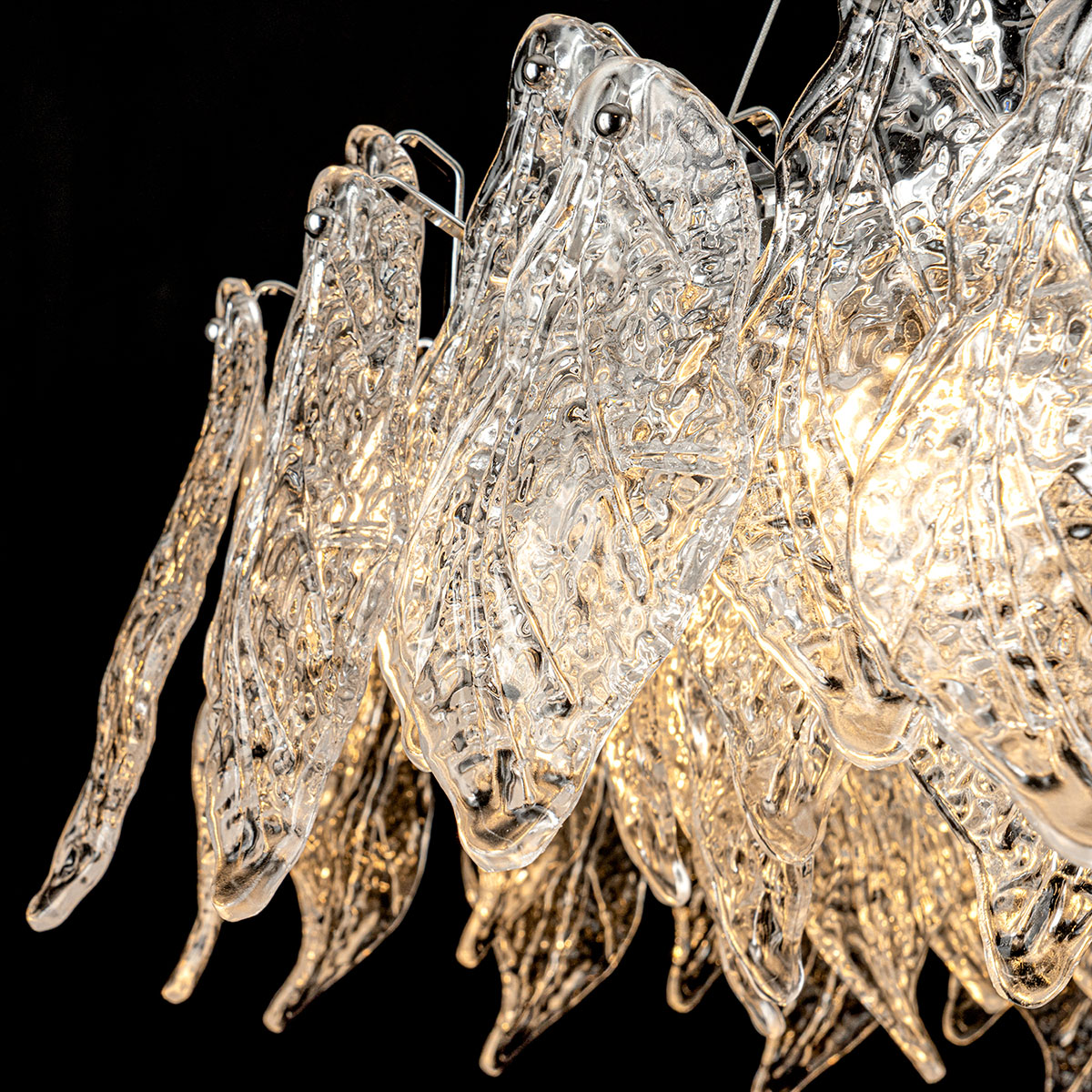 Подвесная люстра флористика Modestyle MS.2290.12 CR