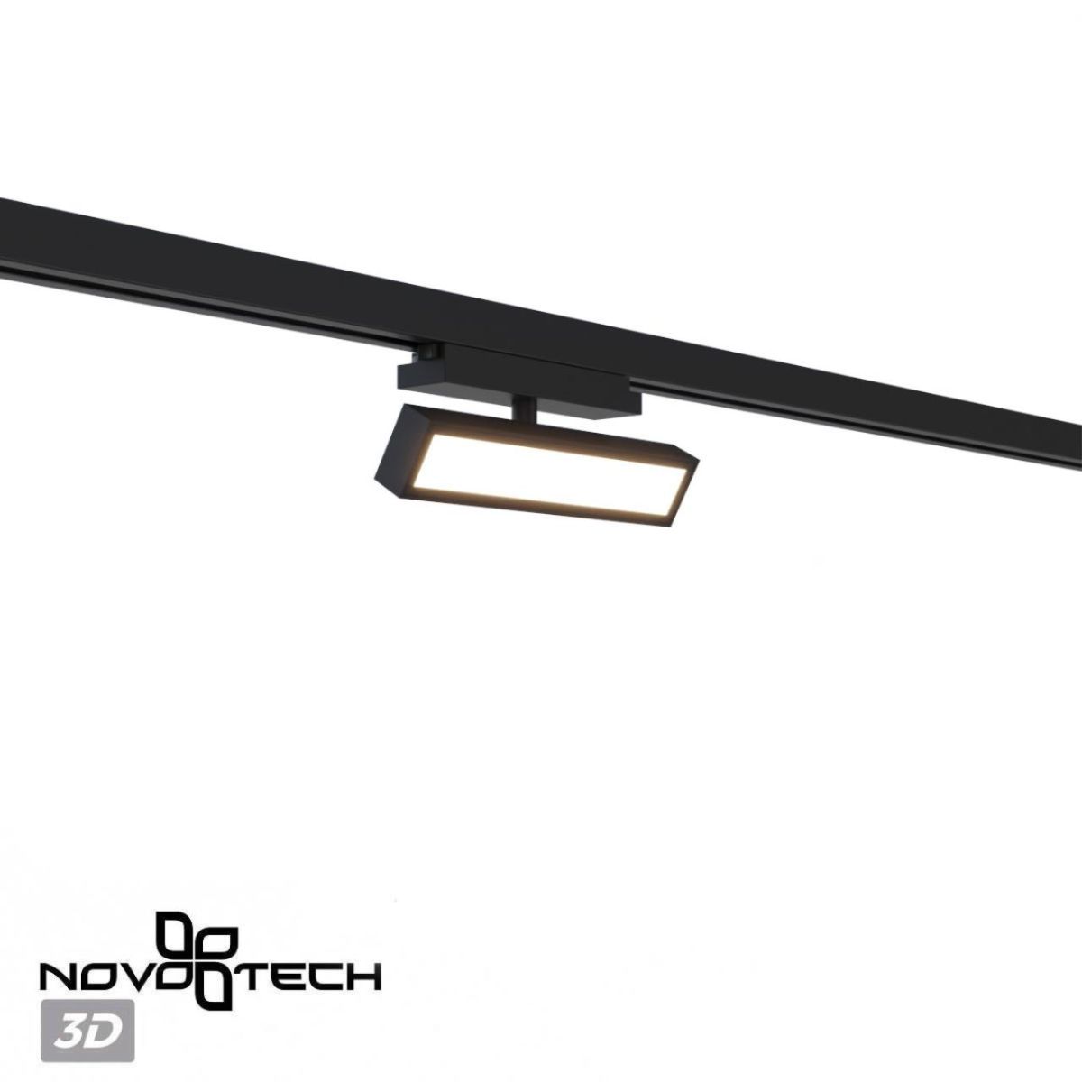 Трековый однофазный светильник с переключателем цв. температуры Novotech Port Stratus 359777