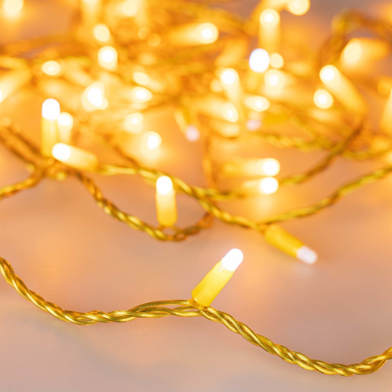 Светодиодная гирлянда Arlight ARD-String-Classic-10000-Yellow-100LED-Milk-Flash Yellow 031201