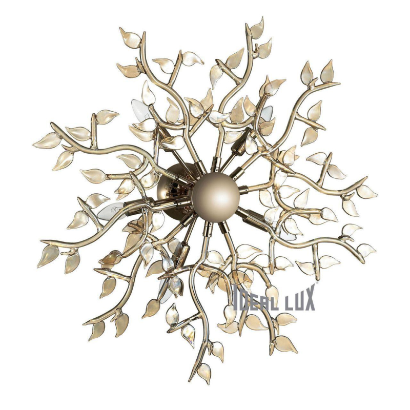 Потолочная люстра Ideal Lux Spring PL5 Ambra 114606