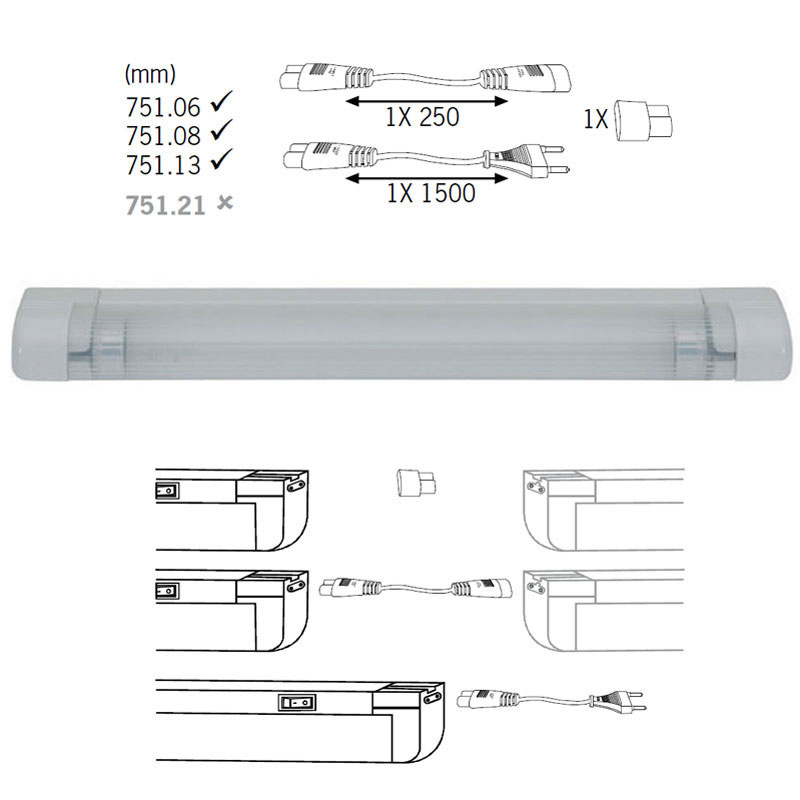 Мебельные светильник Paulmann Slimline Micro 75106