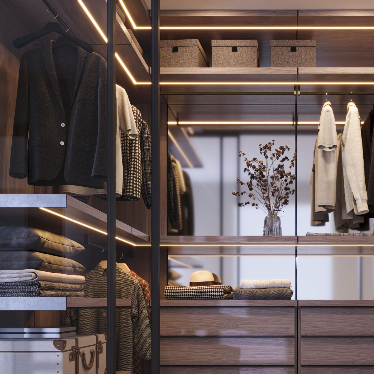 Набор для светодиодной подсветки Arlight ARL-KIT-SLIM-FC 24V Warm3000 (14 W/m, IP20, 2m) (Алюминий+пластик) 053439