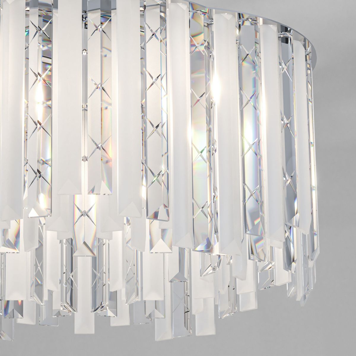 Подвесной светильник хрустальный Eurosvet 101011/6 хром Smart a071172