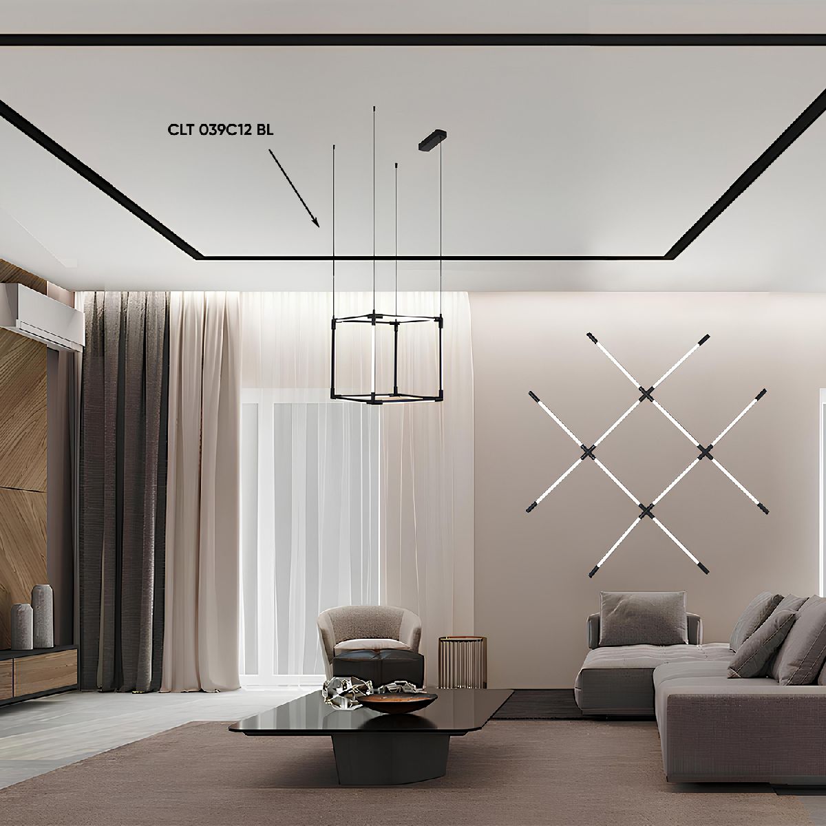 Модульный светодиодный светильник Crystal Lux CLT 039W12 BL