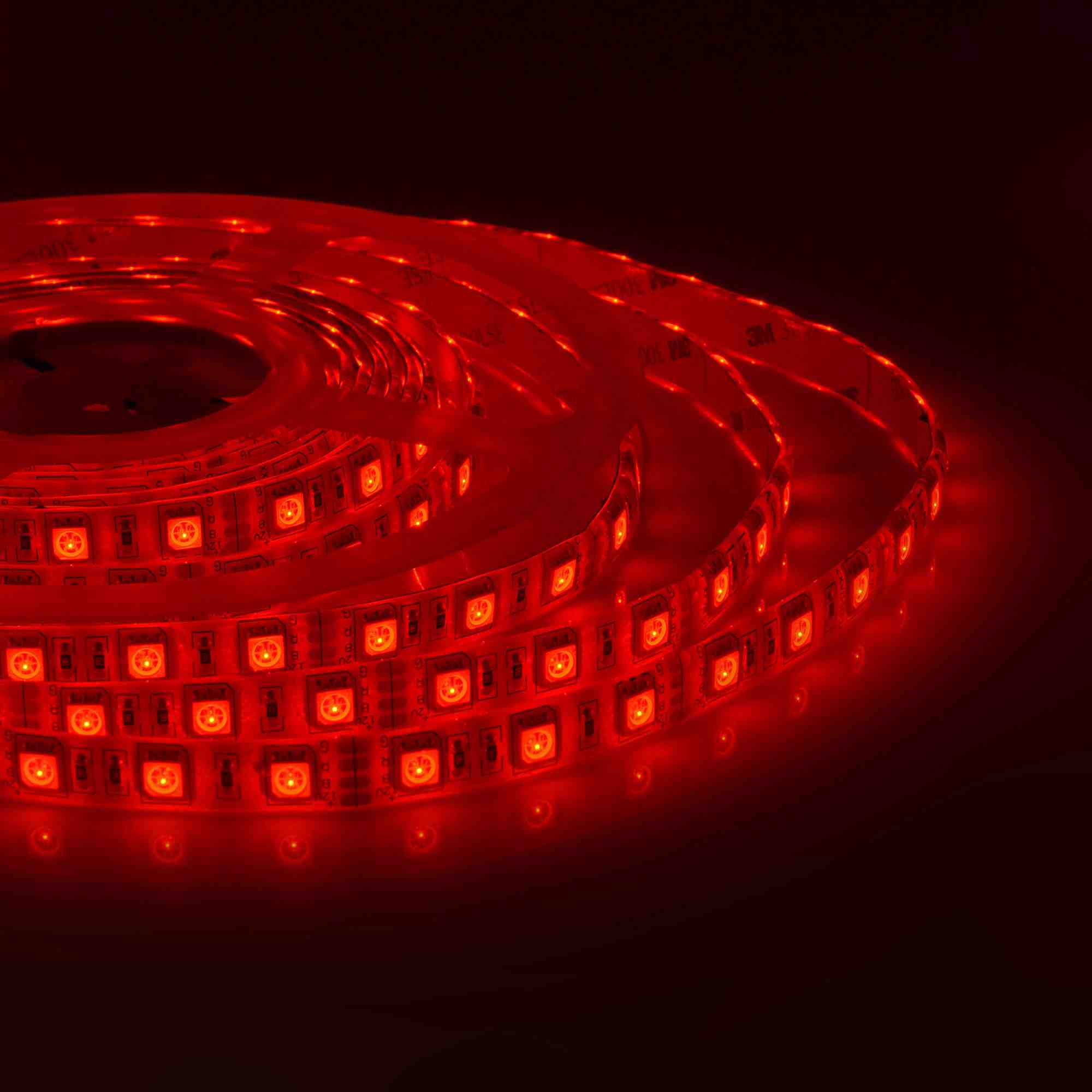 Светодиодная лента Apeyron 12В СТ 14,4Вт/м smd5050 60д/м IP65 5м RGB 12BL