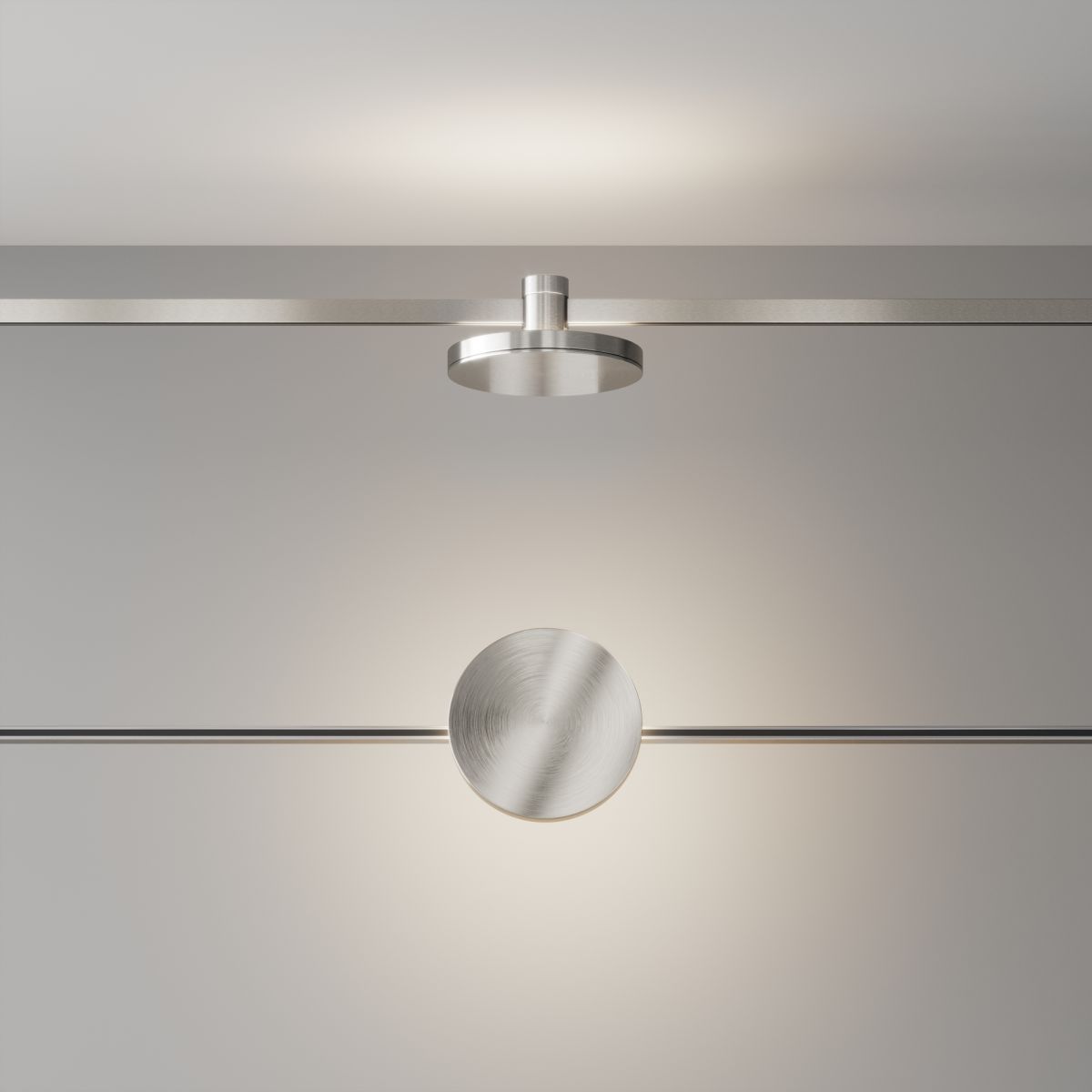 Трековый магнитный светильник Maytoni Plato TR152-1-7W4K-PT