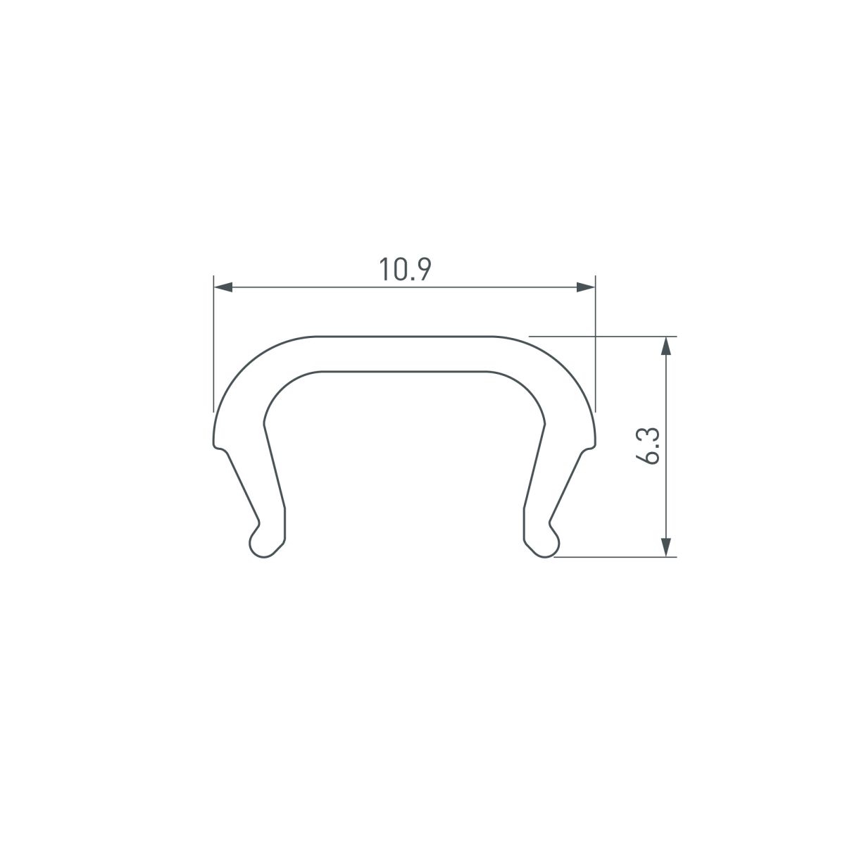 Экран Arlight LINE-D-1111-2000 OPAL (Пластик) 061086