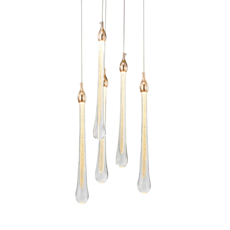 Подвесной светильник Delight Collection Teardrop OM801670-5-G