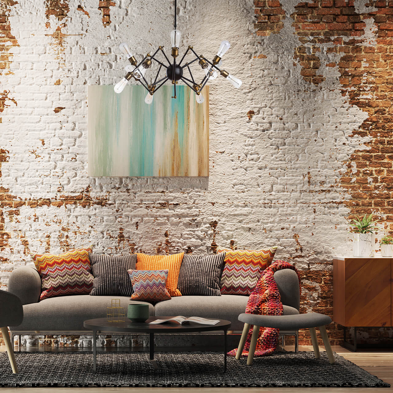 Подвесная люстра Divinare Formica 3037/03 SP-12 в Москве