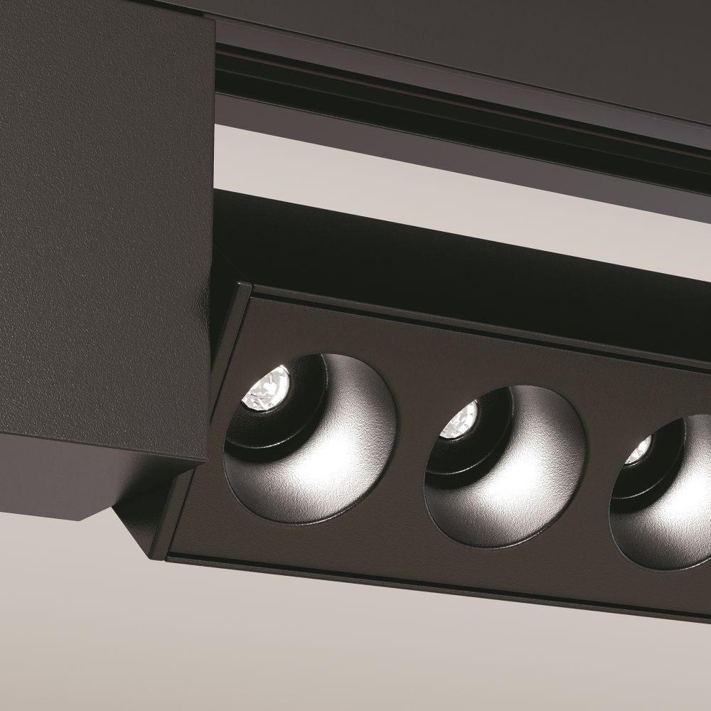 Трековый однофазный светильник Maytoni Points Rot TR010-1-20W4K-M-B