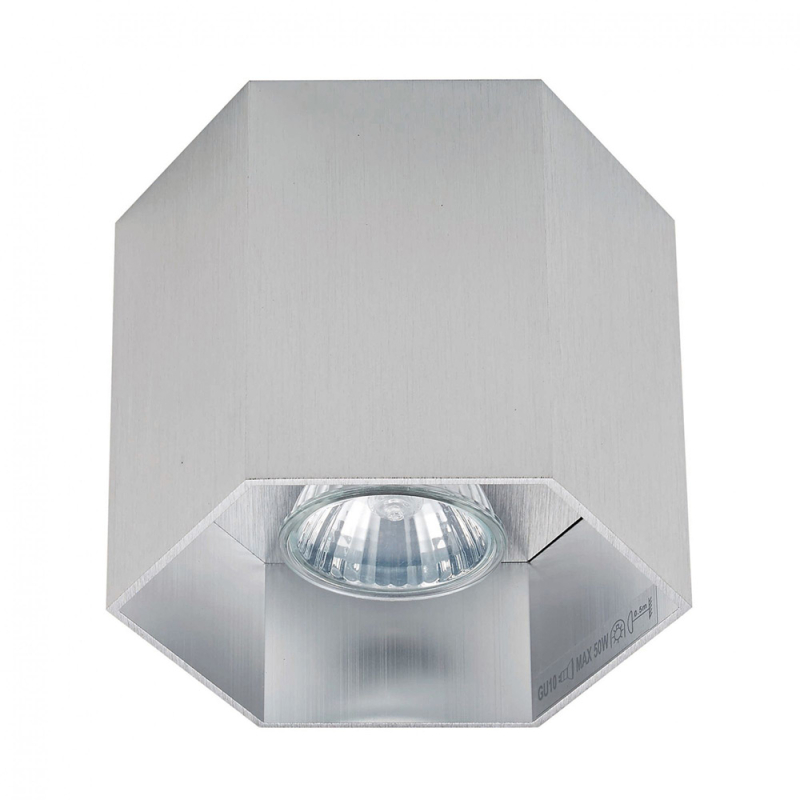 Потолочный светильник Zumaline POLYGON CL 1L 20035-Al