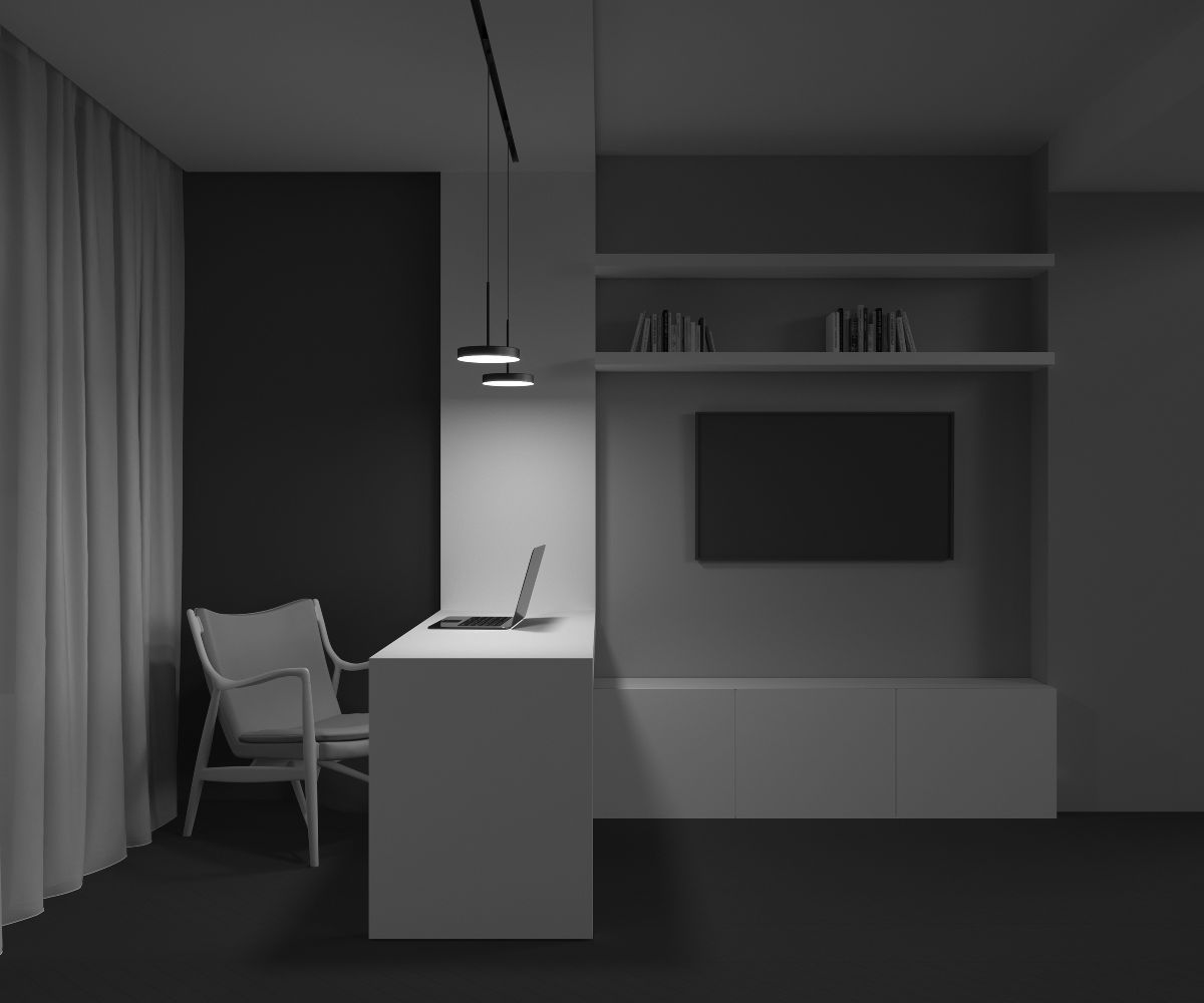 Трековый магнитный светильник Maytoni Plato TR123-4-15W-DS-B