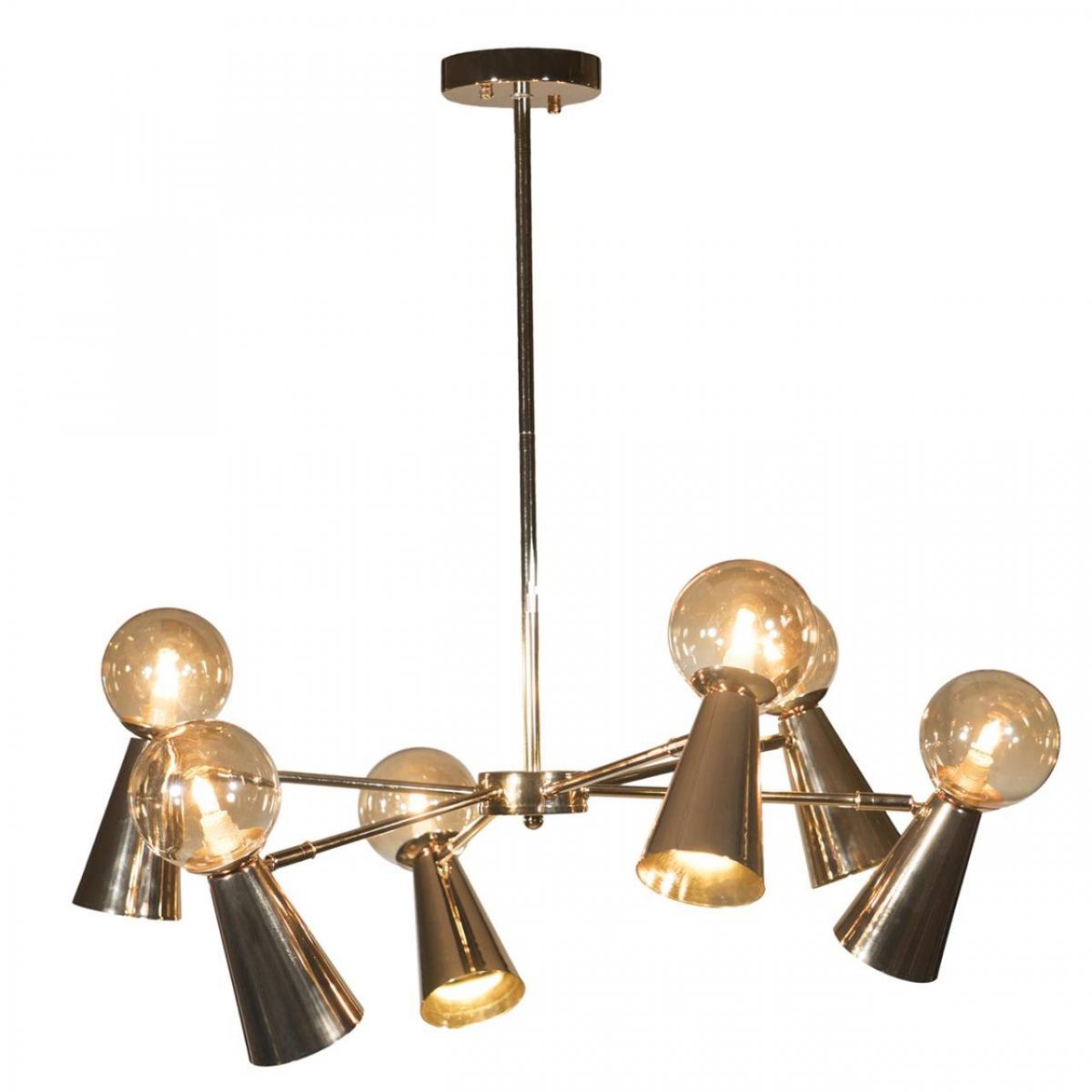 Люстра на штанге Loft IT Halley 10046/6 Gold