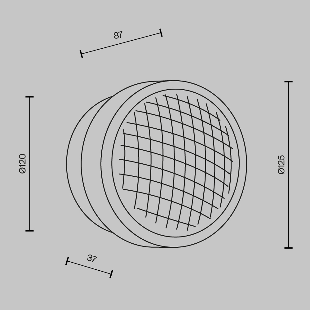Настенный светильник  Maytoni Olo MOD493WL-L6BSK