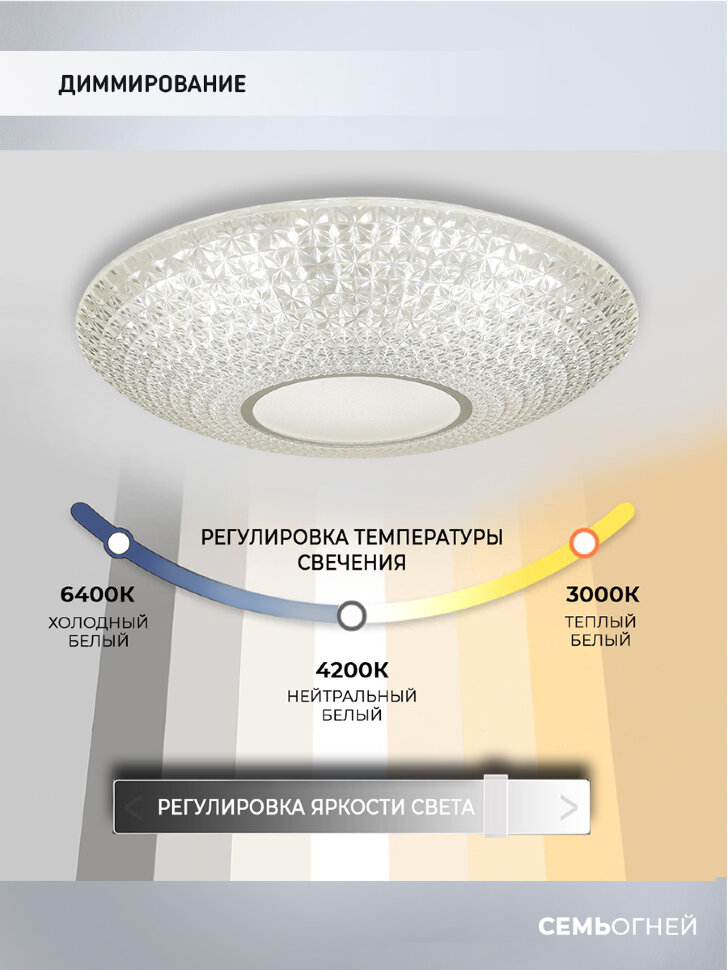 Потолочный светильник Seven Fires Рутендо 48836.50.90.77CL