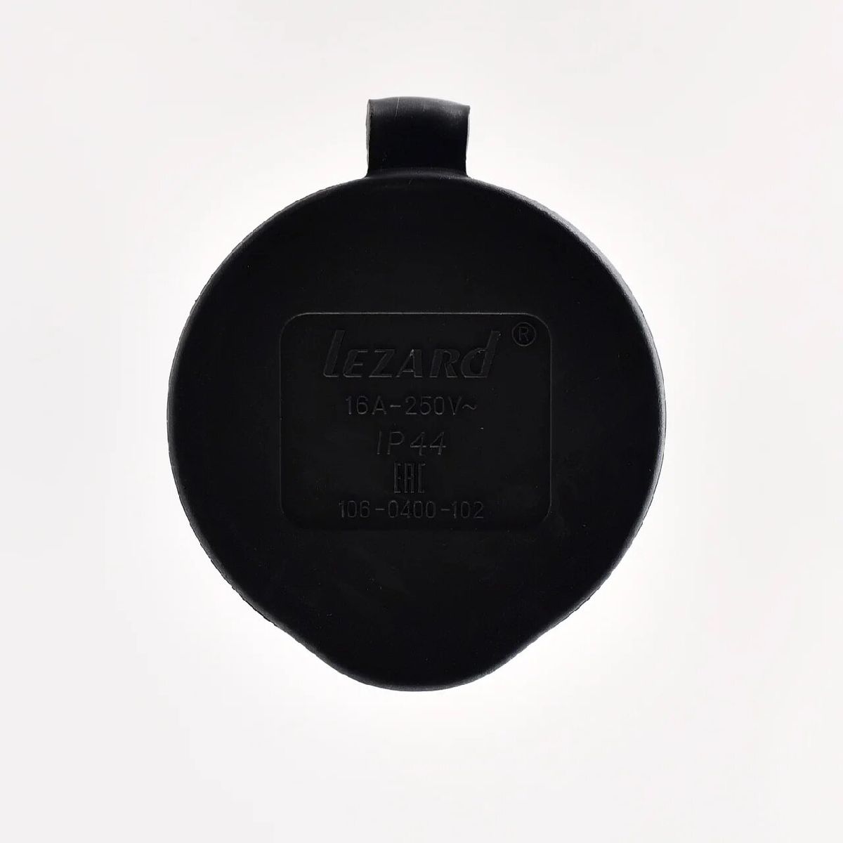 Штепсельный разъем с заглушкой Lezard Каучук 106-0400-0102/102