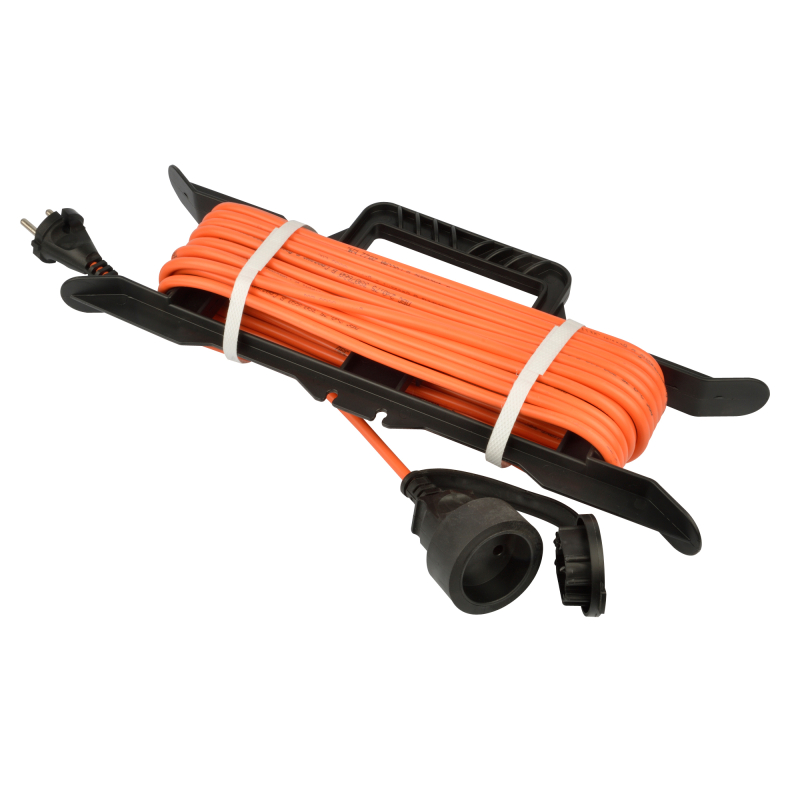 Удлинитель Uniel UG /UCK-1N/2x0,75/20M/F IP44 ORANGE UL-00009865