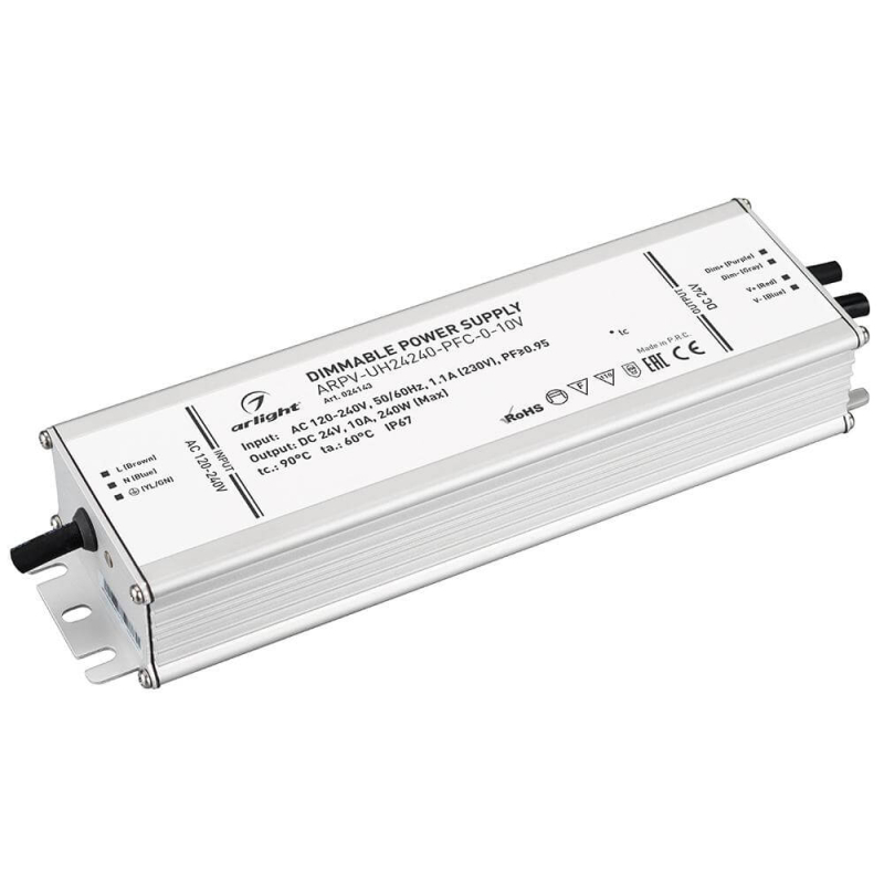 Блок питания Arlight ARPV-UH24240-PFC-0-10V (24V, 10.0A, 240W) 024143