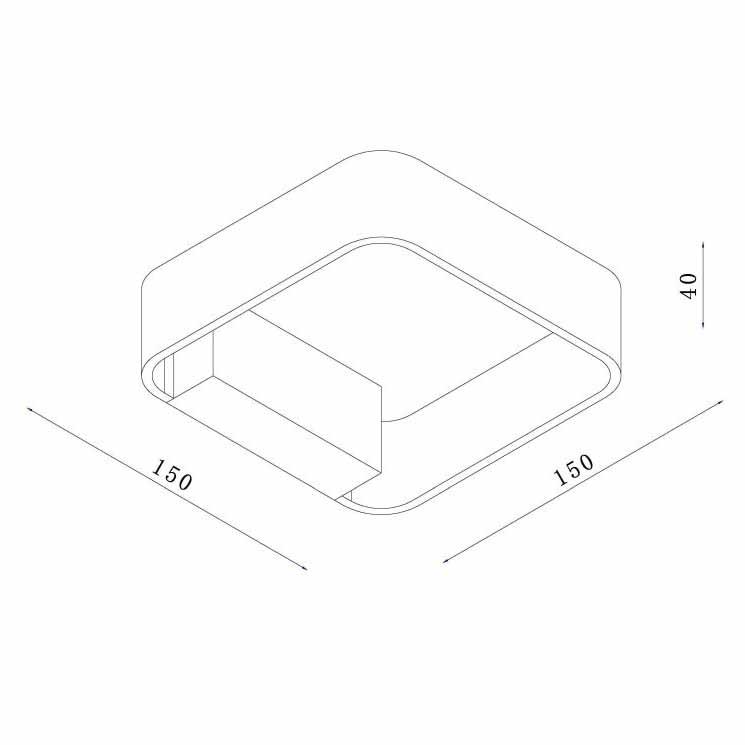 Настенный светодиодный светильник Lucide Led Hole 17276/03/12