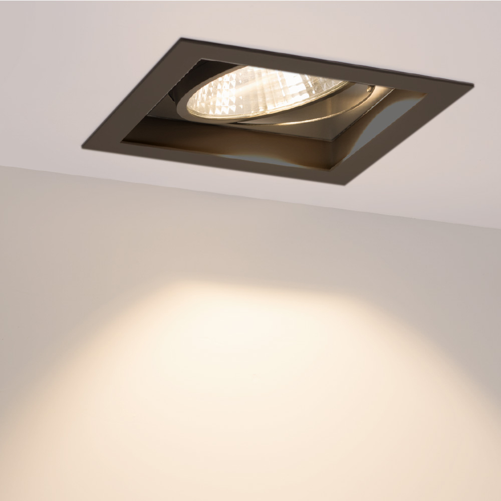 Встраиваемый светильник Arlight CL-KARDAN-S152x152-25W Day4000 (BK-BK, 30 deg) 037029