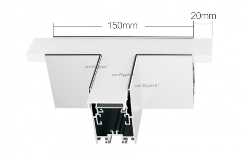 Угол Arlight S2-LINE-4067-T90 тройной 021254