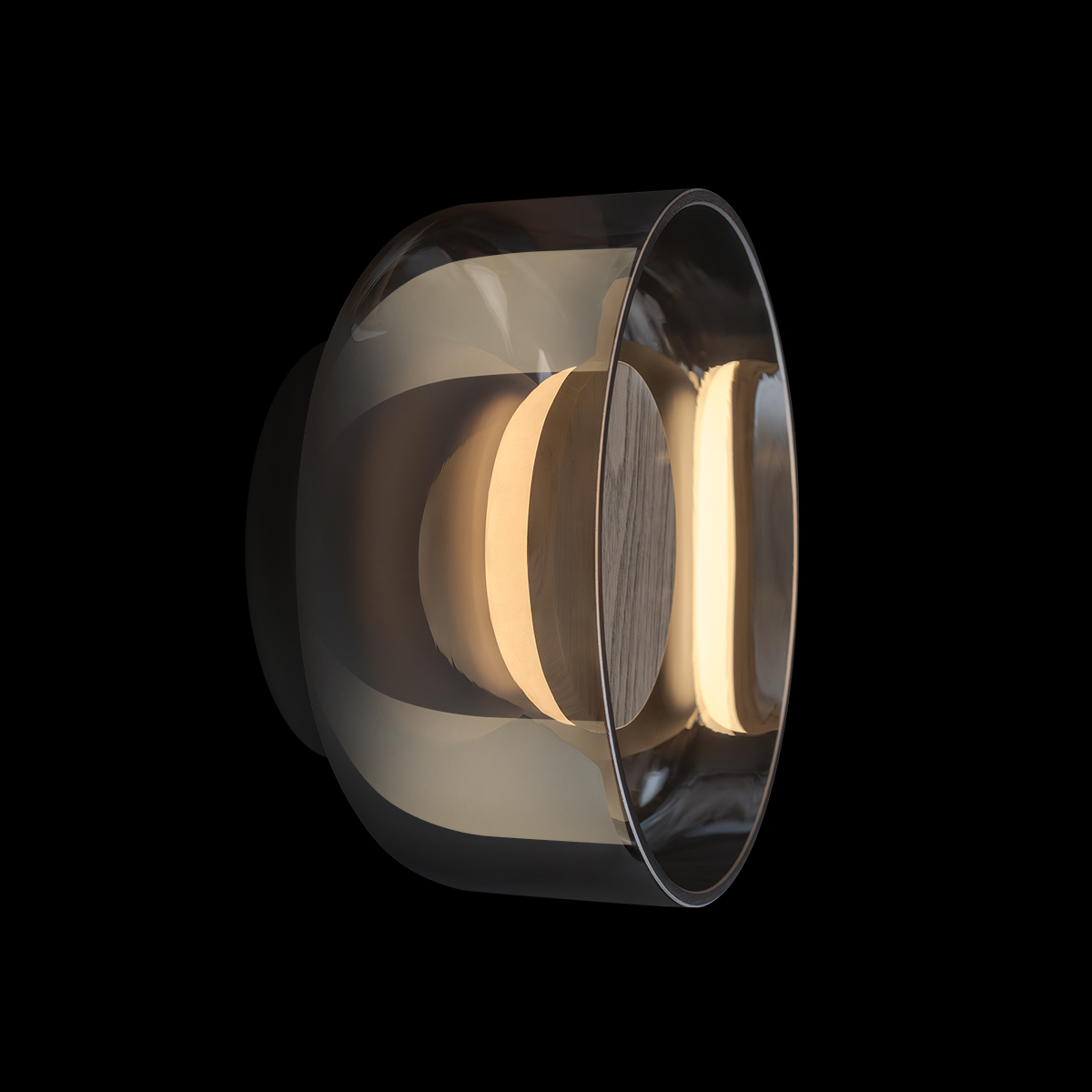 Настенный светильник круглый LOFT IT Totem 10466W Smoke wood