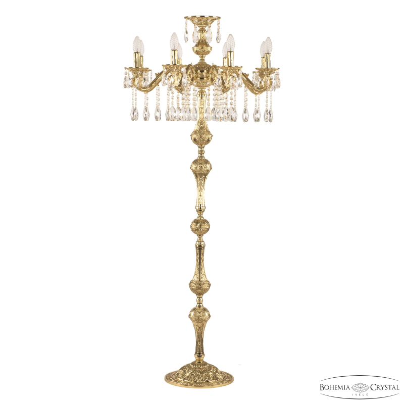 Торшер Bohemia Ivele Crystal Florence 71202T/8/210 A G