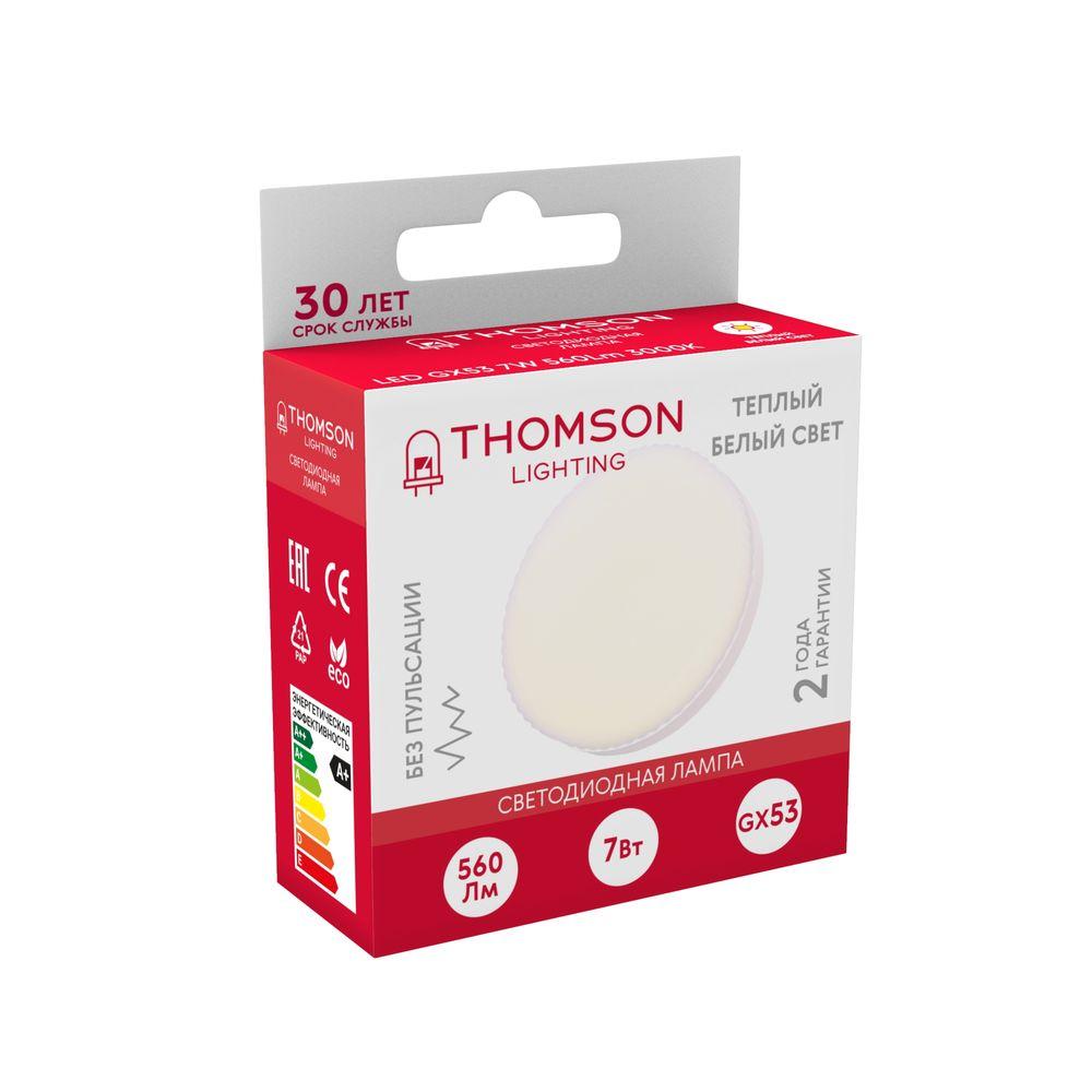 Лампа светодиодная Thomson GX53 7W 3000K TH-B4003