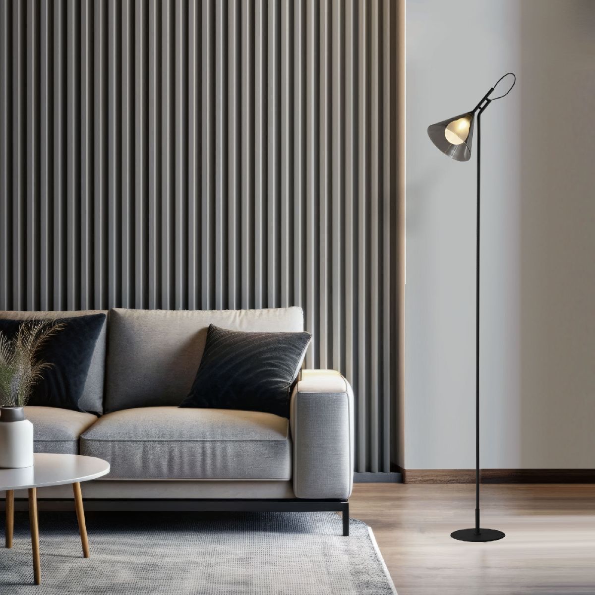 Торшер Eurosvet Enigma 01187/1 черный a069053 УЦ