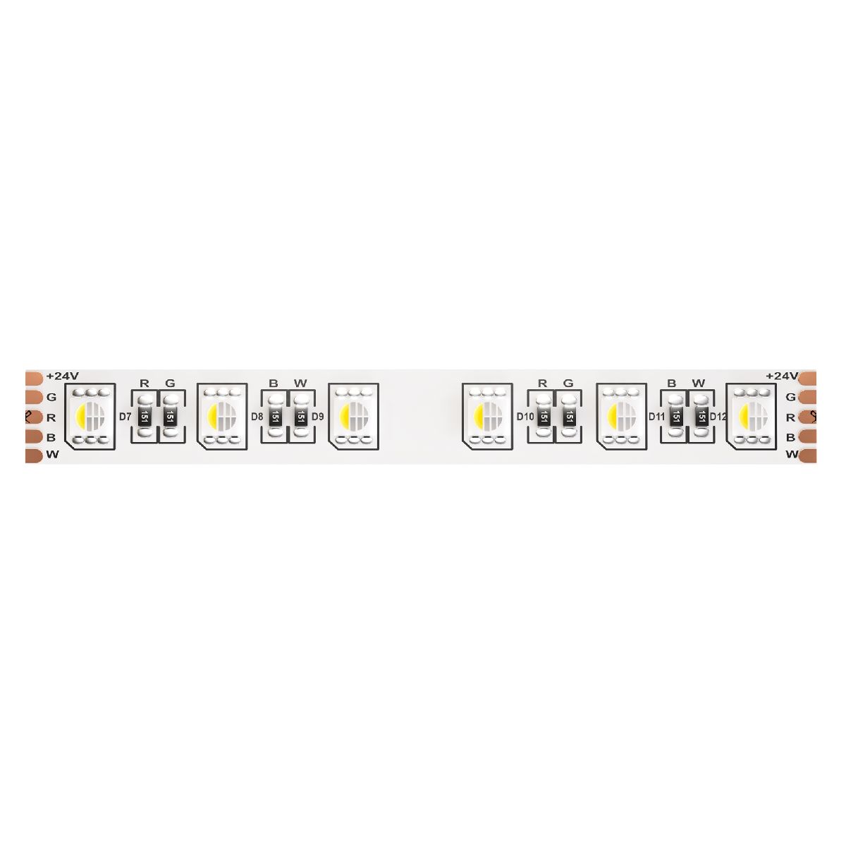 Светодиодная лента Maytoni Technical 24В 5050 19,2Вт/м 3000K IP20 10179