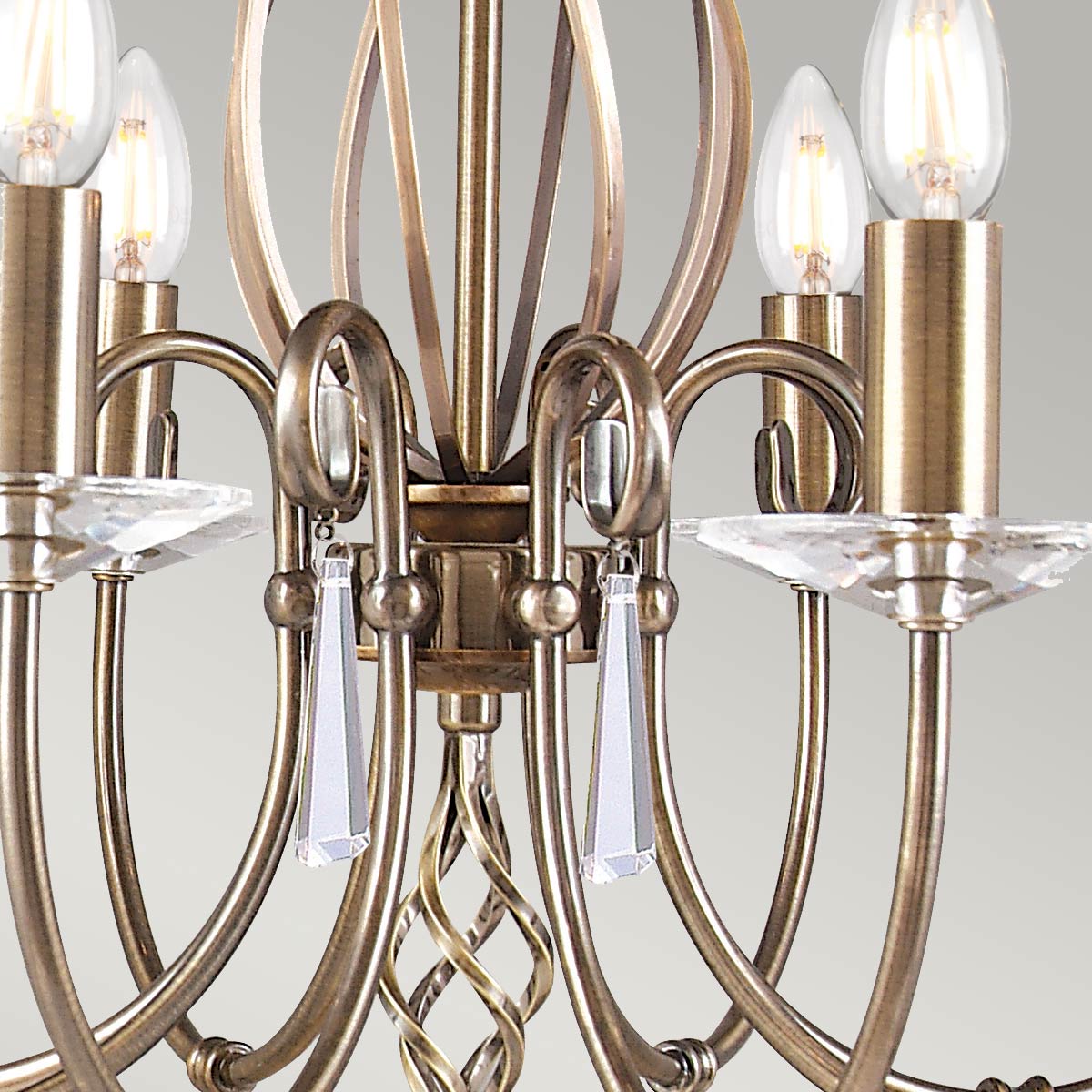 Подвесная люстра Elstead Lighting AG8-AGED-BRASS