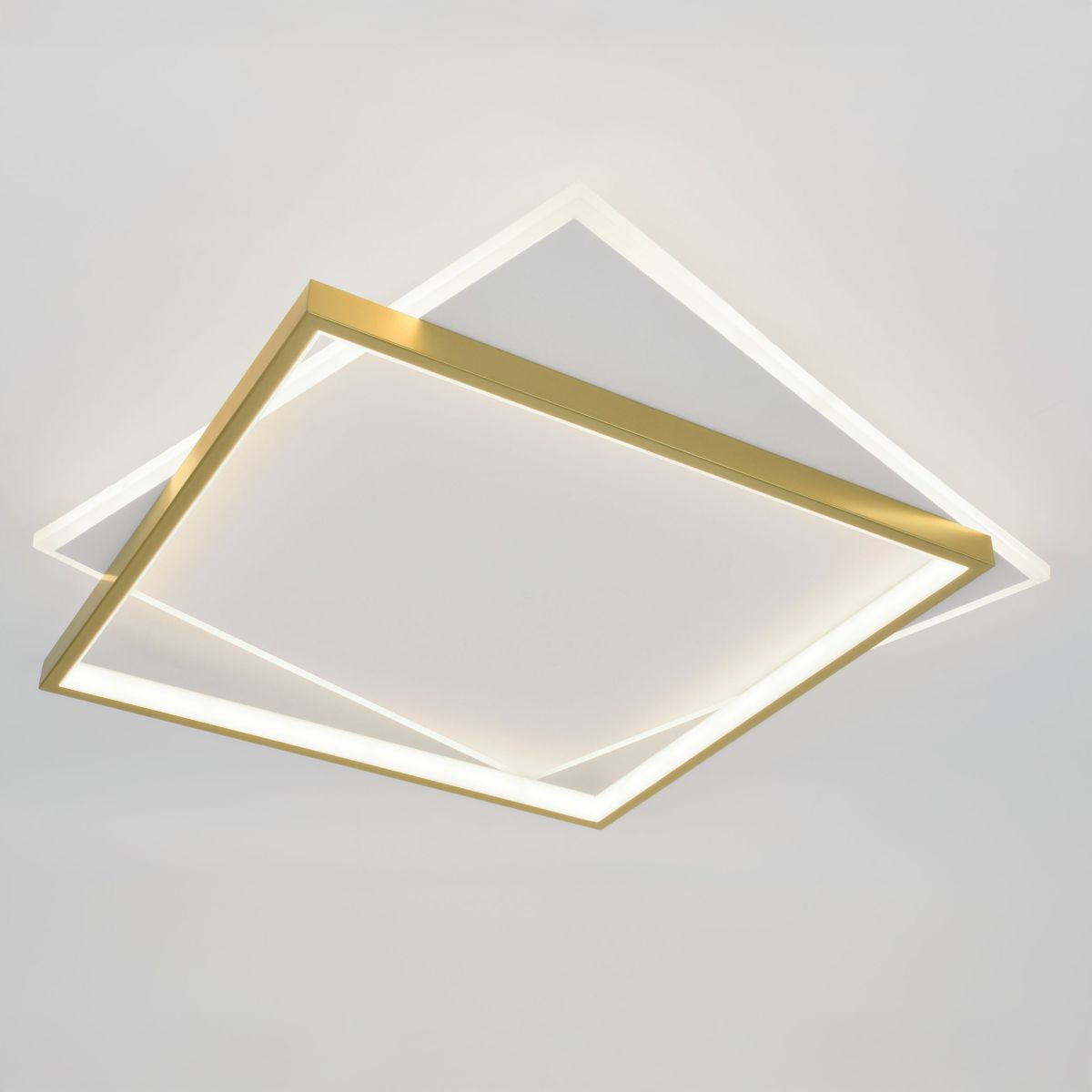 Потолочный светильник Эра Модерн Lima CLL-1-82 3K-6,5K RC WH+GD