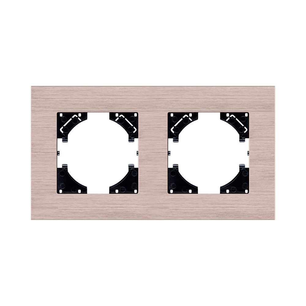 Рамка 2-постовая, золотой Kollinger Reflex AL RA2GD