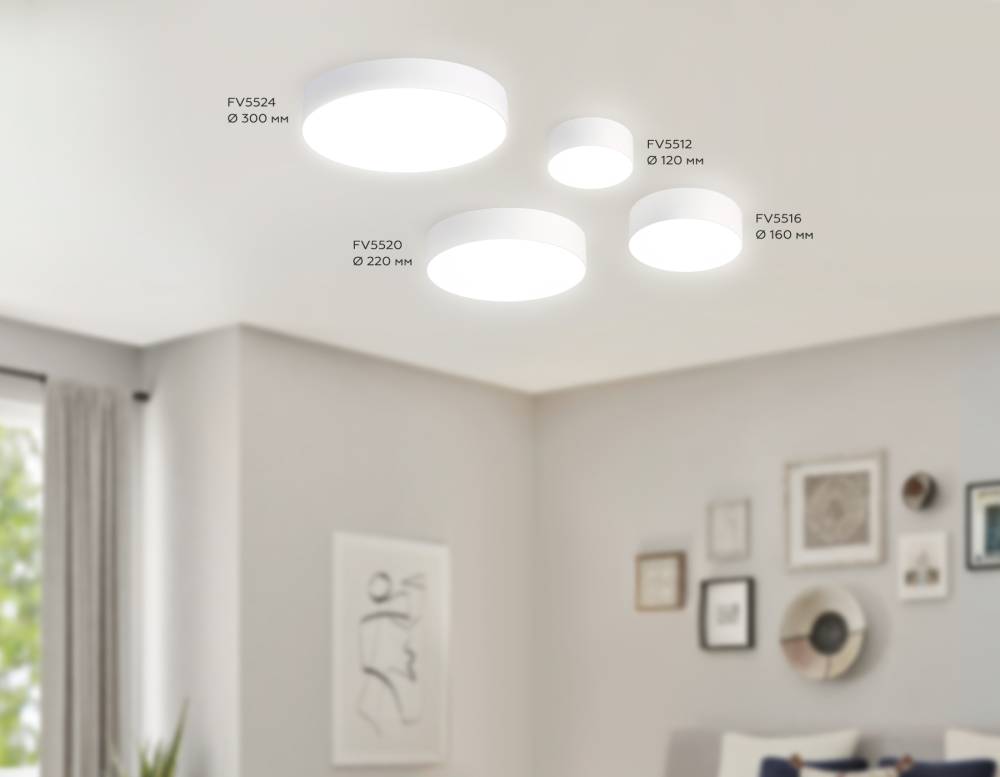Потолочный светильник Ambrella Light Orbital Air Alum FV5516